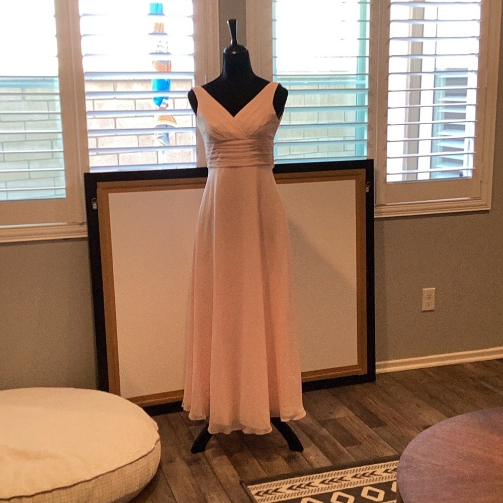 Elegant Pink Sleeveless Dress by DB Studio Celebrate